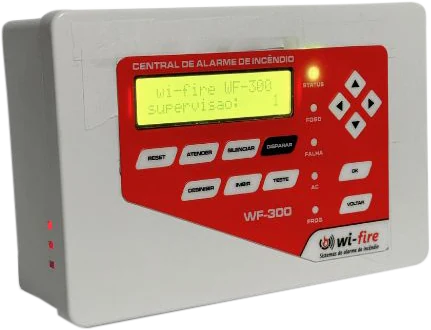 Central de alarme de incêndio sem fio WF-300