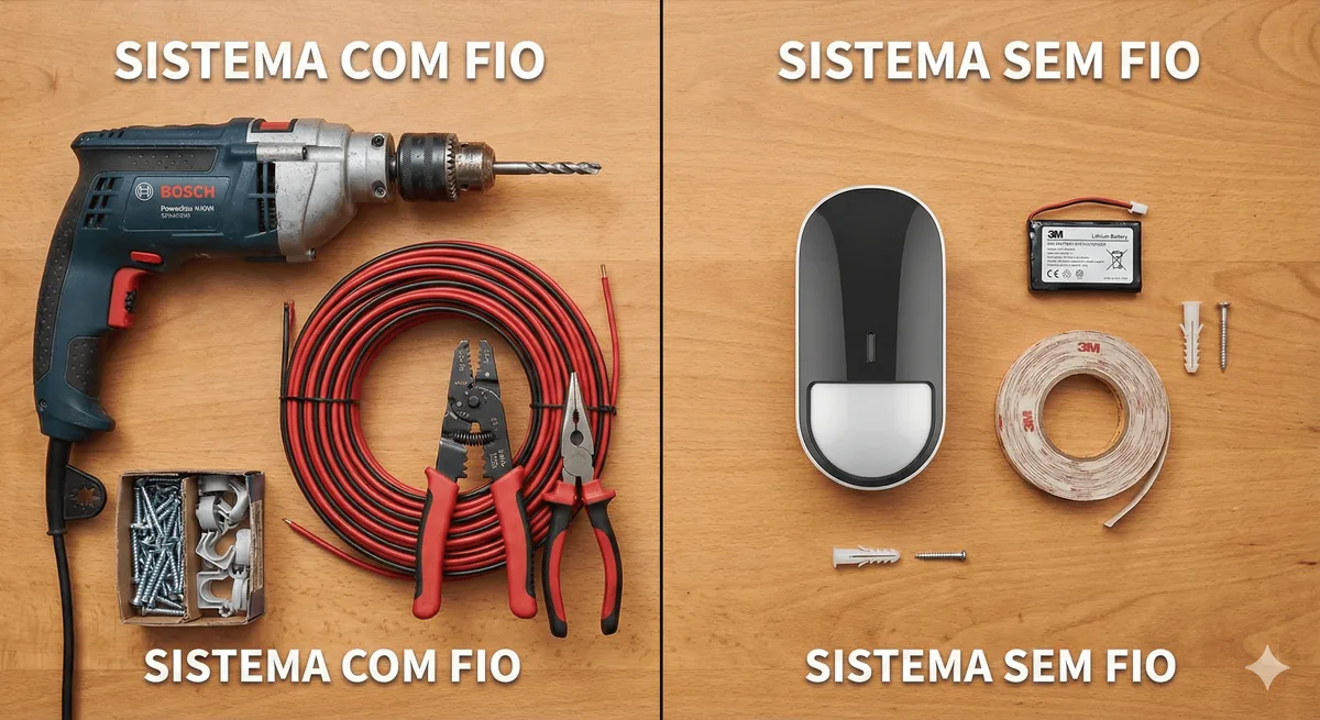 Comparativo: alarme de incêndio com fio vs sem fio - qual escolher?