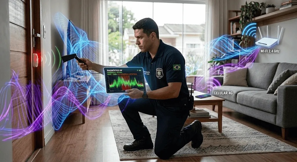 Interferência de sinal em alarmes wireless: mito ou verdade?